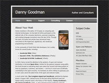 Tablet Screenshot of dannyg.com